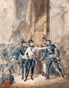 Prince Charles XIII of Sweden at the Battle of Hogland on 17 July 1788 by Per Krafft the Younger by Per  Krafft