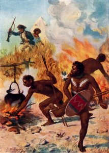 The Australian natives in Captain Cook
