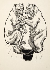 The Bear Cubs, from A Hundred Anecdotes of Animals, pub. 1924