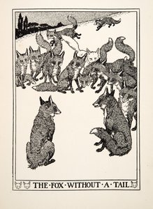 The Fox without a Tail, from A Hundred Fables of Aesop
