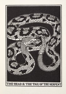 The Head and Tail of the Serpent, from Fontaine Fables, pub. 1905
