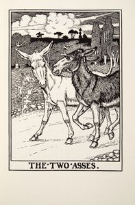 The Two Asses, from Fontaine Fables