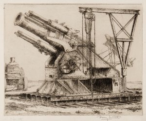 The 15 inch Howitzer by Percy John Delf Smith