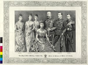The Later King of England and the British Royal Family, 1888 by Percy Macquoid