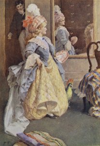 Illustration for Little Women by Louis M Alcott by Percy Tarrant