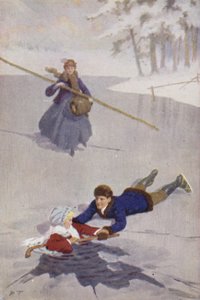 Illustration for Little Women by Louis M Alcott by Percy Tarrant