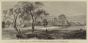 Indian raids on British Honduras, the Barracks at Orange Walk