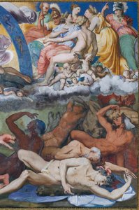 Zeus Striking the Rebelling Giants (The Fall of Giants) in The Hall of Jupiter