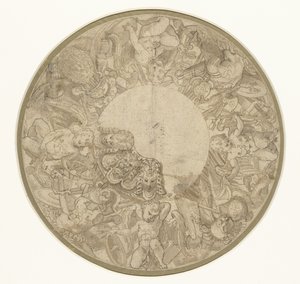Design for the Base of a Round Showpiece