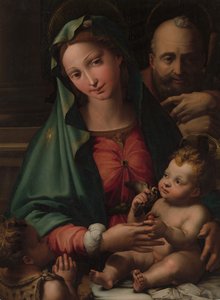 The Holy Family with the Infant Saint John the Baptist by Perino del Vaga