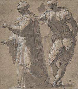 Two Standing Male Figures, 1501-47 by Perino del Vaga