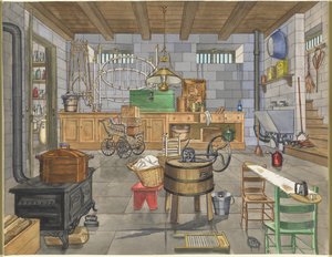 Basement of Urban House, 1910