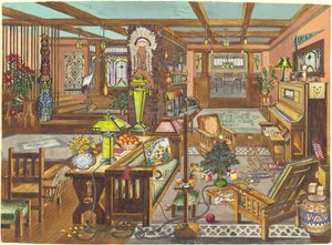 "California Mission Style" Interior