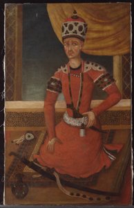 Aga Muhammad Khan Qajar by Persian School