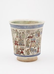 Beaker depicting the 