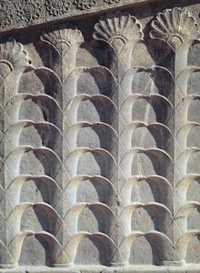 Decorative relief from the east stairway of the Apadana (Audience Hall) Achaemenian period, 550-330 BC by Persian School