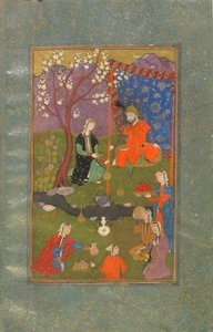 Folio from a Jamshid u Khurshid, Iran, Safavid period, c.1600 by Persian School