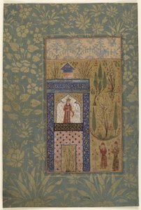 Two Youths before a Princess at a Window