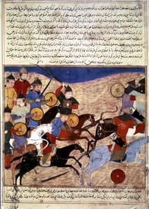 Mongol History: Mongol Warriors by Persian School
