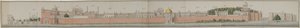 Panorama of the Fort at Delhi by Persian School