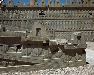 Reliefs of the eastern staircase of the Apadana, 6th century BC
