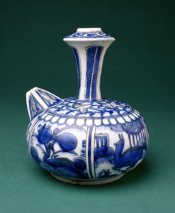 Safavid Blue and White Kendi, 1600-50 by Persian School