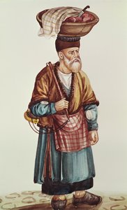 The street vendor by Persian School