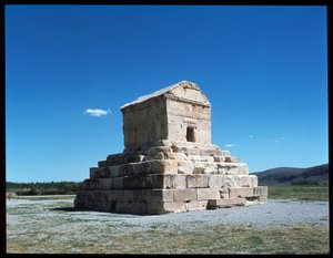 View of the tomb of Cyrus