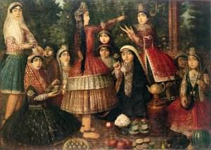 Women and Children in a Garden