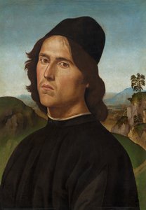 Portrait of Lorenzo di Credi by Perugino