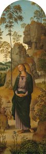 The Crucifixion with the Virgin, Saint John, Saint Jerome, and Saint Mary Magdalene by Perugino