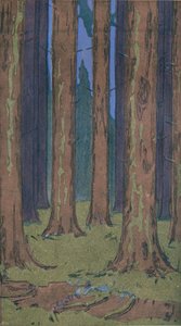 The Forest, 1901 by Peter Behrens