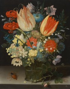 Still Life with Tulips by Peter Binoit