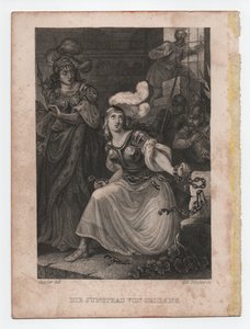 The Maid of Orleans, ca. 1840 (Engraving) by Peter Carl Geissler