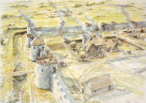 Portchester Castle, late 10th century, c1990-2010