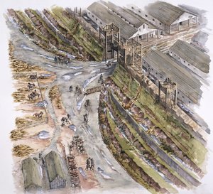 Ribchester Roman Fort, Lancashire by Peter Dunn