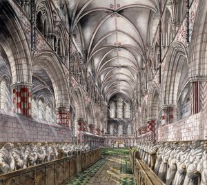Rievaulx Abbey, 13th century by Peter Dunn
