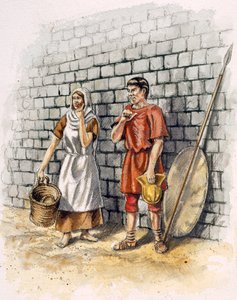 Roman man and woman