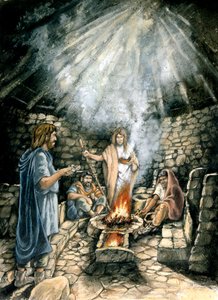 Shrine at Nornour, Isles of Scilly, 3rd Century, c. 1990-2010 by Peter Dunn