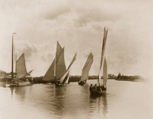 A Sailing Match at Horning, Life and Landscape on the Norfolk Broads, 1885