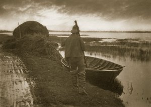 Marsh Man on his way to cut Schoof-stuff, c.1886