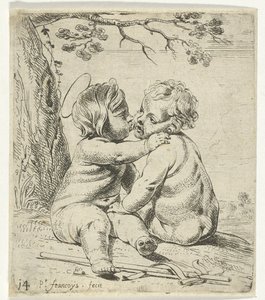 Christ and John the Baptist as Children by Peter Franchoys