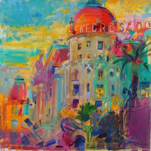 Promenade des Anglais, Sunset