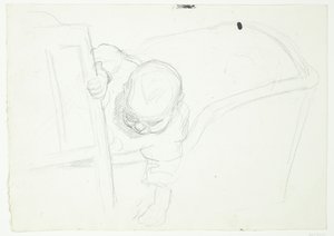 Child in Cradle by Peter Hansen