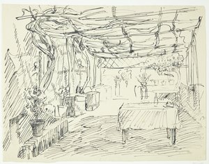 Pergola in Pompeii by Peter Hansen
