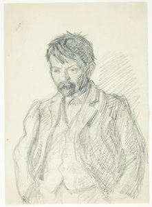 Portrait of the Painter Jens Birkholm. Half Figure