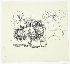 Standing Bull by Peter Hansen