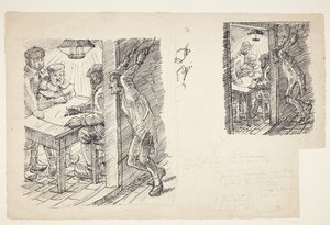 Two Drafts for the Priest Hans Madsen, who, Hung by the Thumbs, Listens to the Enemy