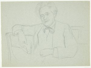 Wood Engraver F. Hendriksen by Peter Hansen
