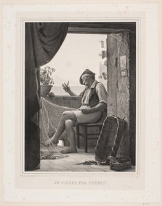 A Fisherman from Sorrento by Peter Henrik Gemzøe